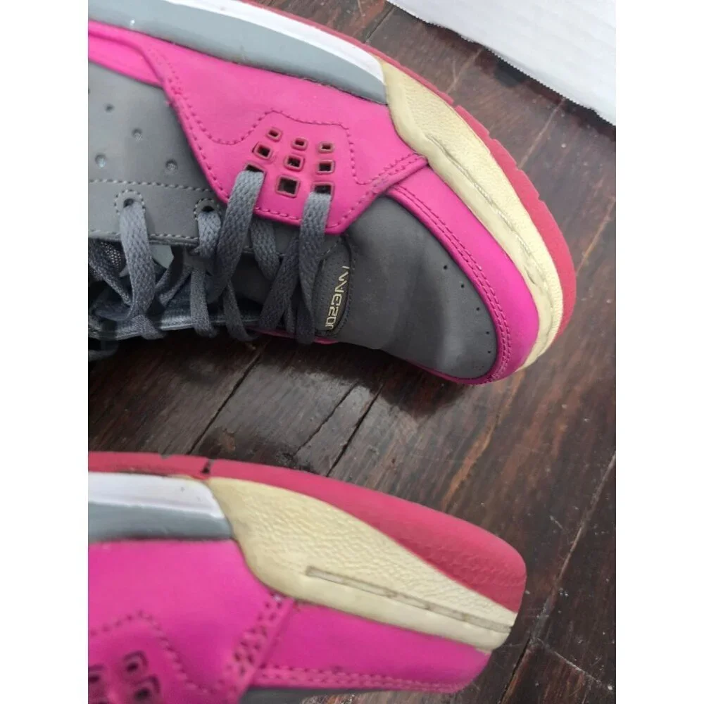 Jordan Sparkle Pink and Gray High Top Sneakers 6.5 Y